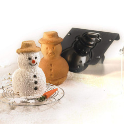 ladychef Teglie e Forme Stampo 3D pupazzo di neve