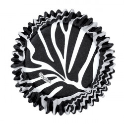 Set 36 pezzi pirottini zebrati