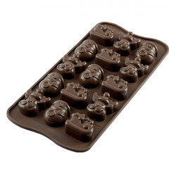 ladychef Stampi silicone Stampo Choco Winter 15 forme